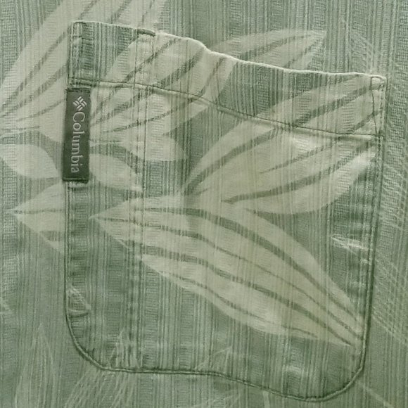 Columbia Sportswear - Floral Design Shirt - Sage Green - Picture 7 of 10